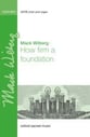 How Firm a Foundation SATB choral sheet music cover